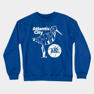 Defunct Atlantic City Sandpipers Basketball Team Crewneck Sweatshirt